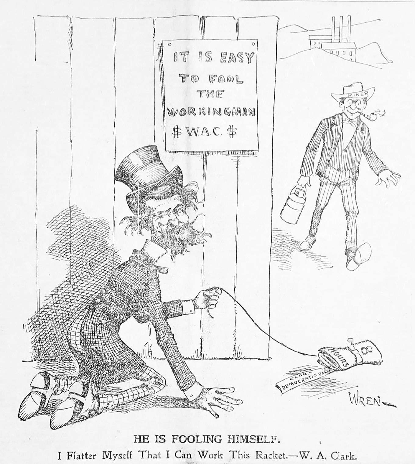 Clark editorial cartoon Oct. 24, 1900